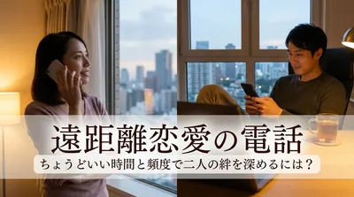 遠距離恋愛の電話、ちょうどいい時間と頻度で二人の絆を深めるには？