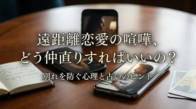 遠距離恋愛の喧嘩、どう仲直りすればいいの？別れを防ぐ心理と占いのヒント