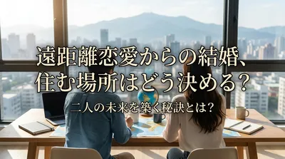 遠距離恋愛からの結婚で住む場所はどう決める？二人の未来を築く秘訣とは？