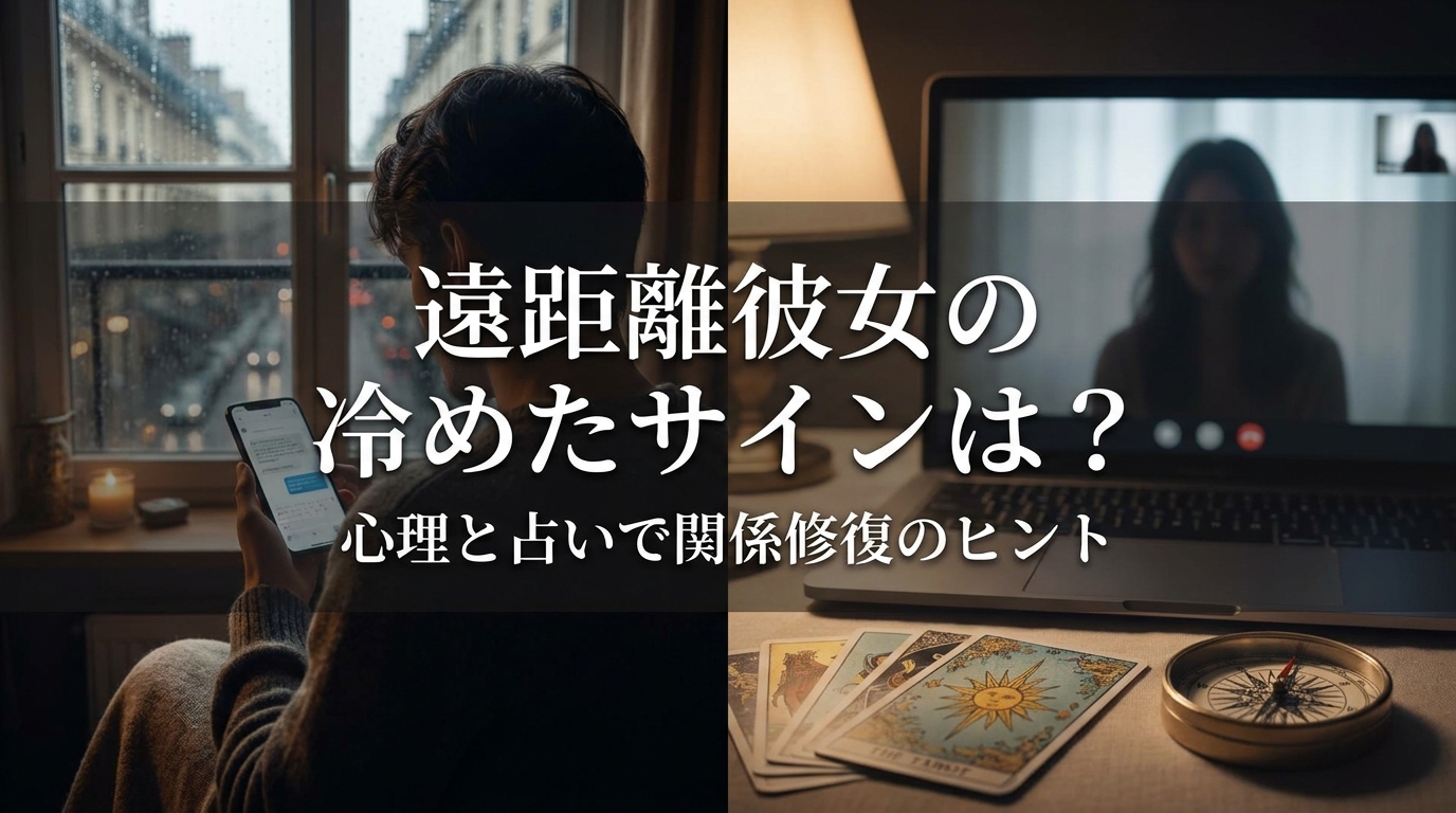 遠距離彼女の冷めたサインは？心理と占いで関係修復のヒント