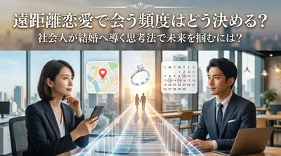 遠距離恋愛で会う頻度はどう決める？社会人が結婚へ導く思考法