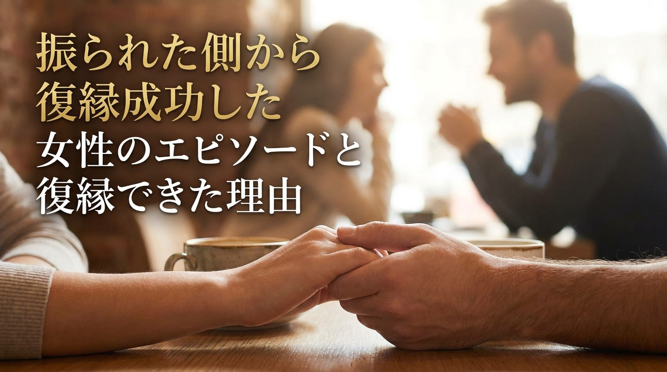 振られた側から復縁成功した女性のエピソードと復縁できた理由とは