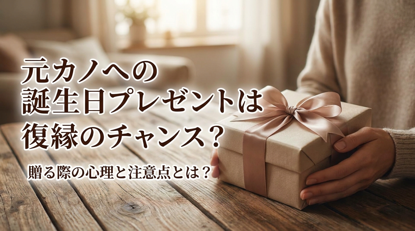 元カノへの誕生日プレゼントは復縁のチャンス？贈る際の心理と注意点とは？