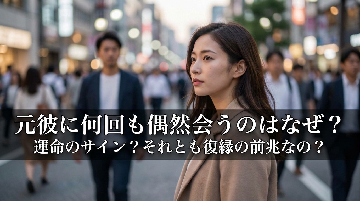 元彼に何回も偶然会うのはなぜ?運命のサイン?それとも復縁の前兆なの?