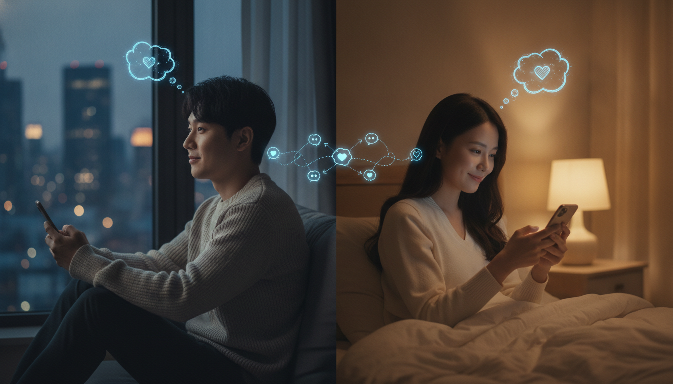 なぜ遠距離なのに毎日LINEが続くの?彼の心の裏側を読み解く